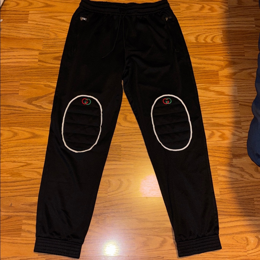 GUCCI Technical Jersey Pant Track Pants black size large NWT